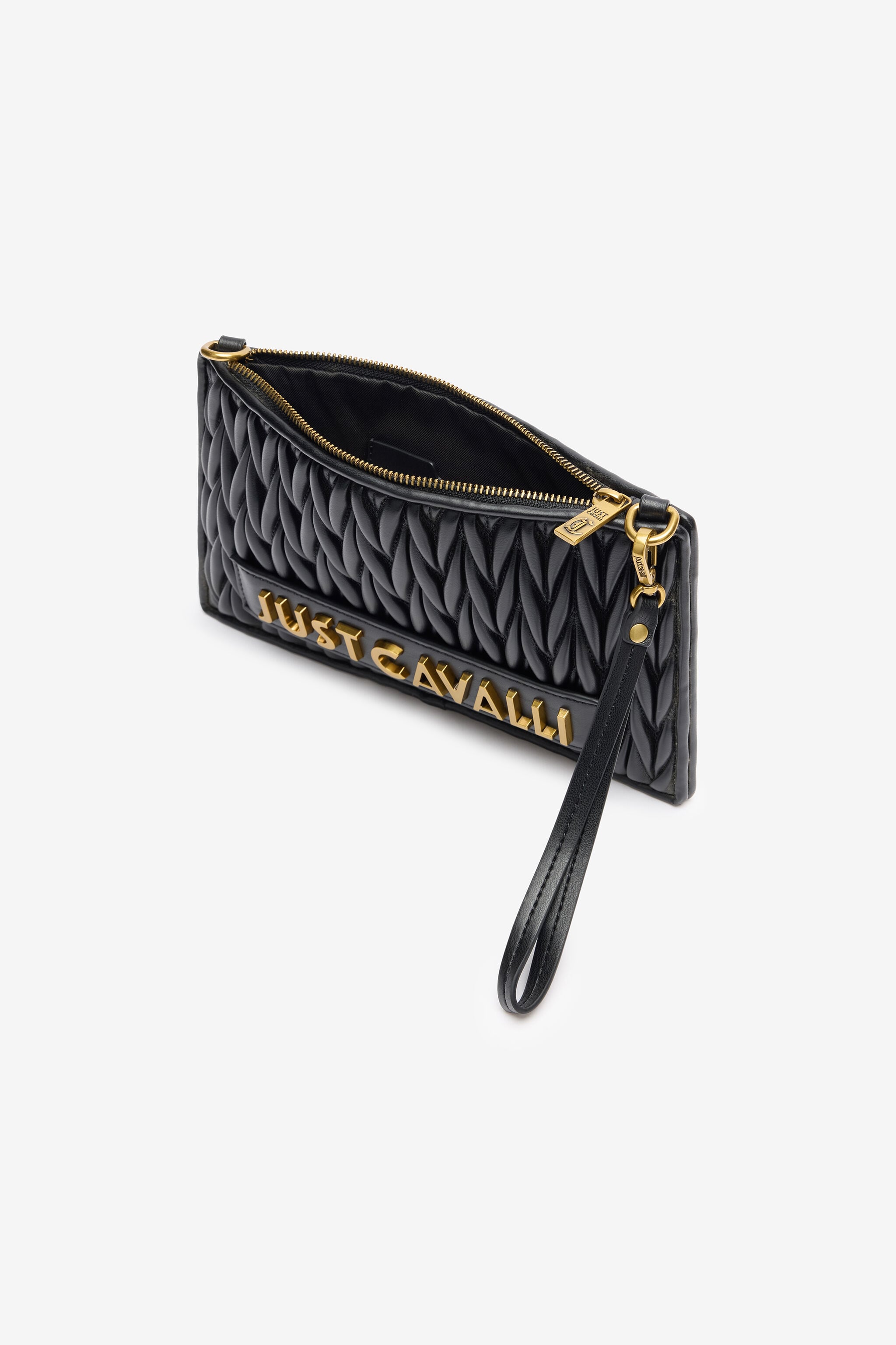JC Clutch mit Metallschriftzug JC Clutch mit Metallschriftzug Schwarz TFB063-TF428