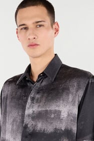 RC Camicia In Seta Effetto Dégradé Used Nero VNT714-SZP69