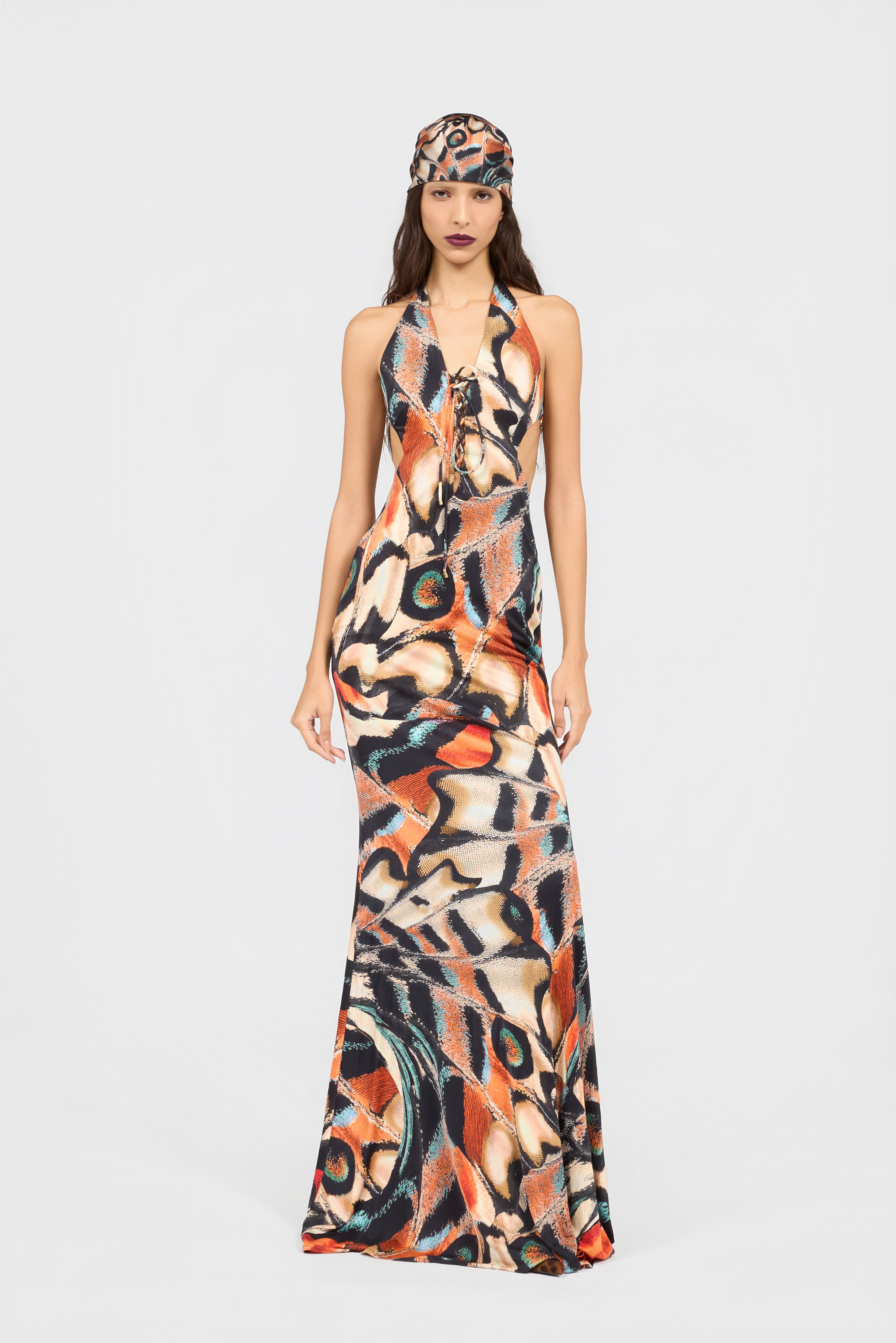 RC Butterfly Print Dress RC Butterfly Print Dress BLACK/MULTICOLOR XQT118-JRT28