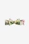 JU Bandeau Avec Nœud Et Imprimé Feuilles Et Fleurs JU Bandeau Avec Nœud Et Imprimé Feuilles Et Fleurs Vert clair UJI002-JFO38