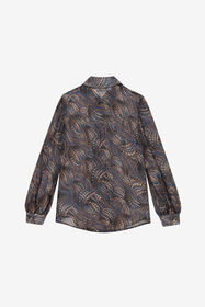 JU Camicia in seta con stampa Python FAGIANEL.C XJT70J-CTS67