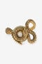 RC Bracelet Serpente en laiton incrusté RC Bracelet Serpente en laiton incrusté GOLD/IVORY/CRYSTAL WQG006-AM127