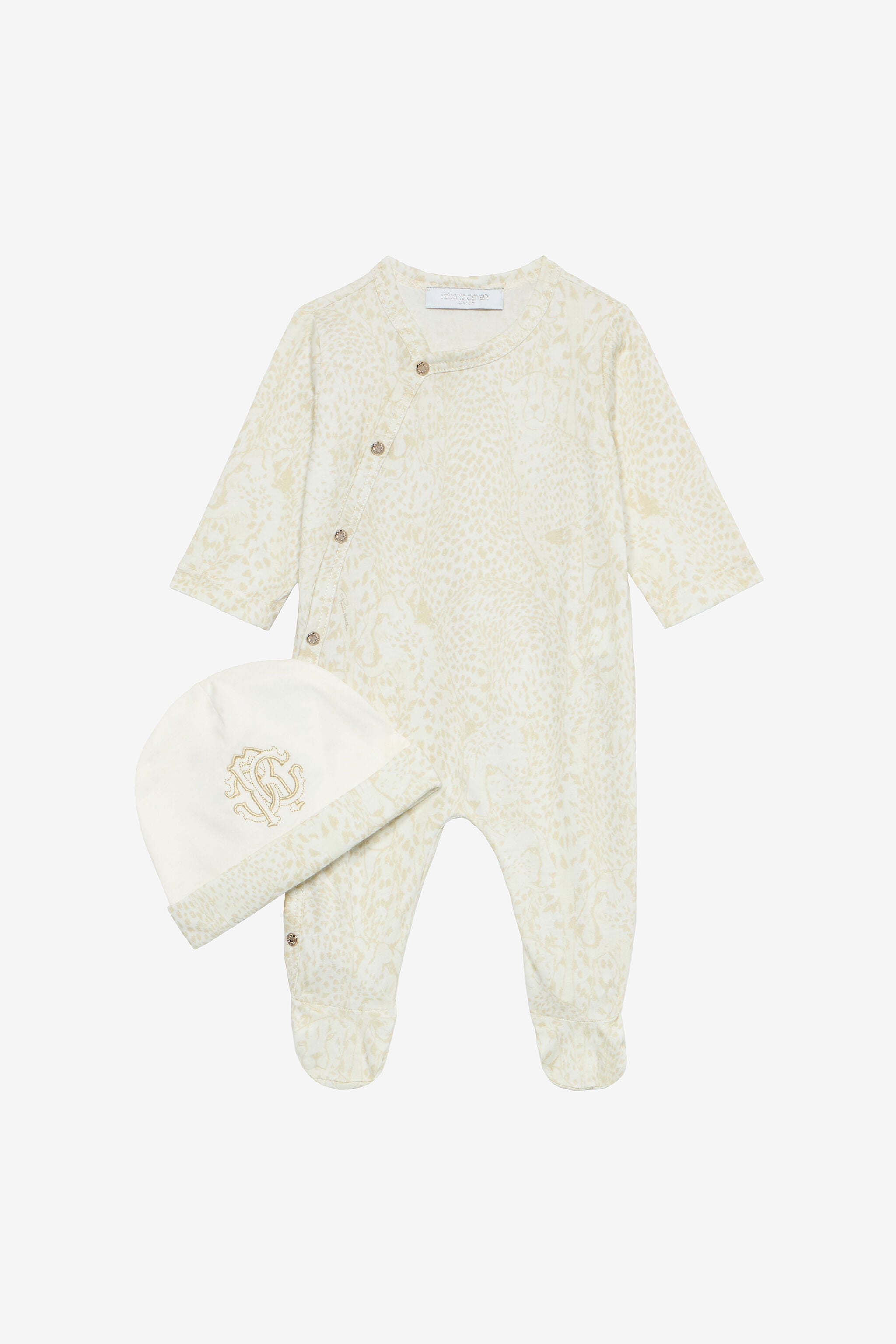 JU Romper Suit And Hat Set JU Romper Suit And Hat Set Ivory UJT818-JFO35