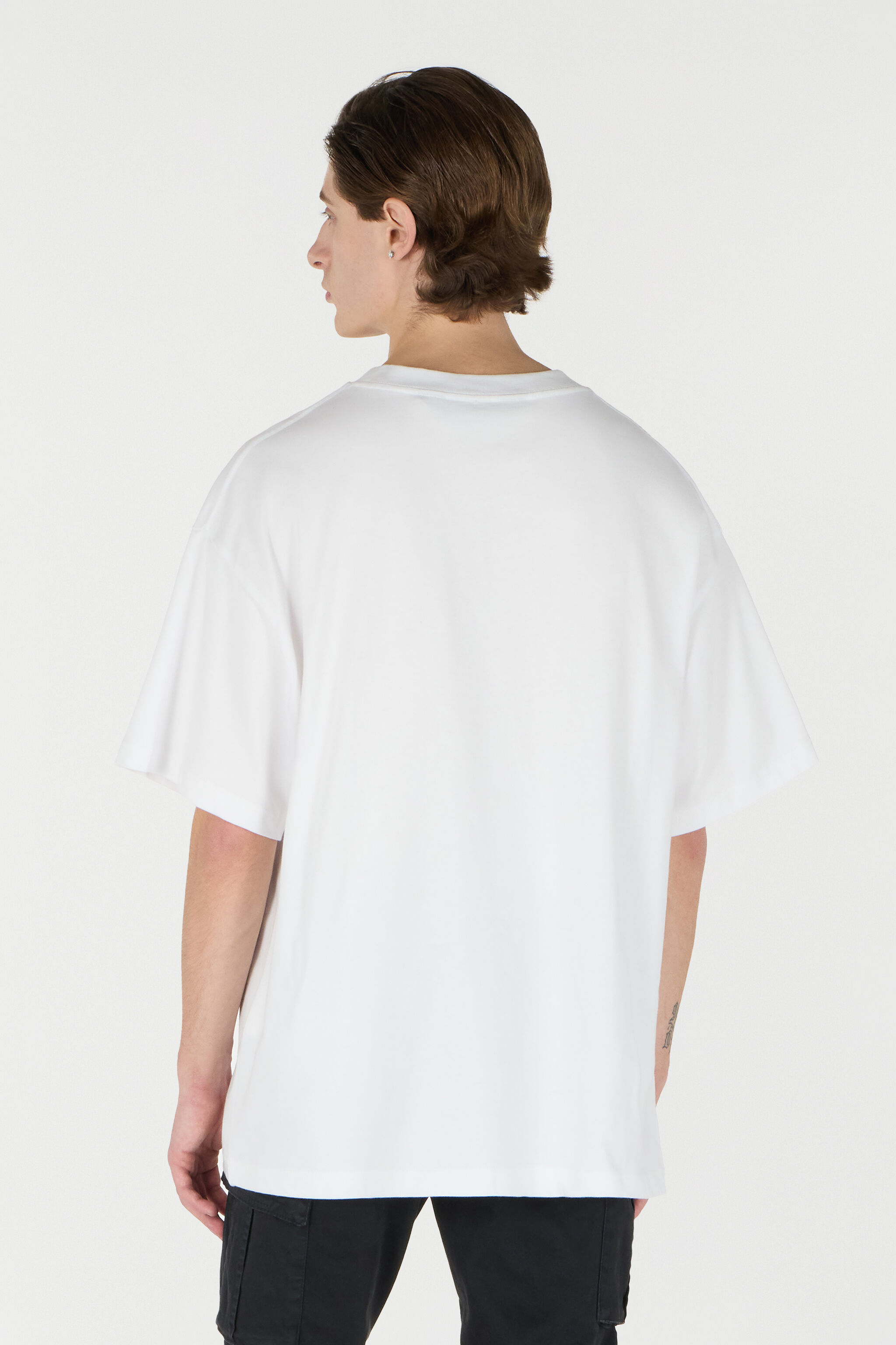 JC T-Shirt With JC Monogram JC T-Shirt With JC Monogram White TFT039-TF056