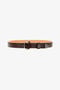 RC Brown Croc-Effect Logo Belt RC Brown Croc-Effect Logo Belt Dark brown TRC001-PZ975