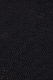 RC Midi Dress Openwork Detailing Black UKM101-MQ014