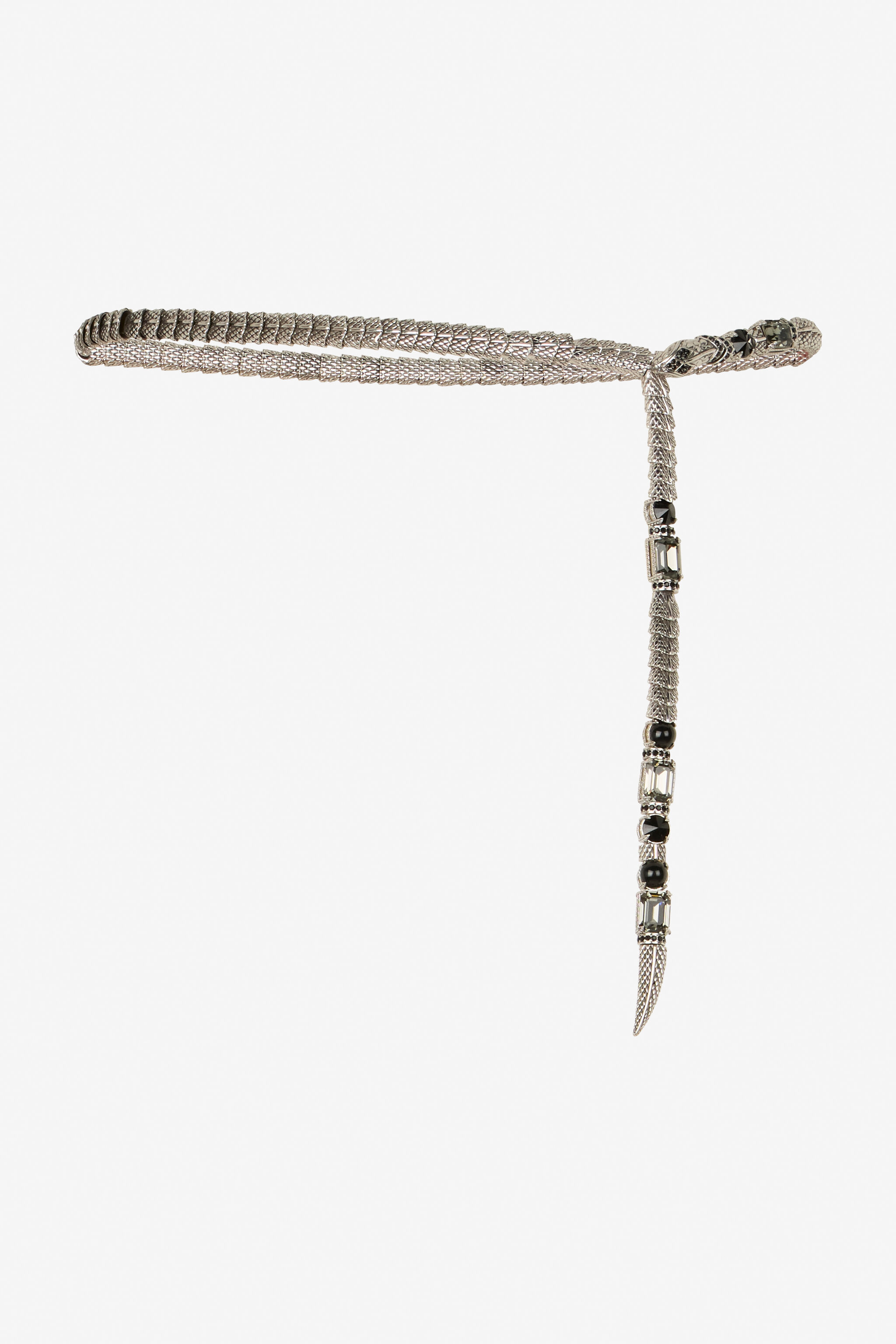RC Cintura A Catena Serpentine Argento RC Cintura A Catena Serpentine Argento BLACK/PALLADIUM XWC002-AM011
