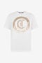 JC White T-shirt with logo and studs JC White T-shirt with logo and studs WHITE/GOLD VFT180-VF303