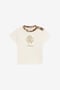 JU T-shirt en coton avec détail JU T-shirt en coton avec détail MILKY WHITE VJT607-JD001
