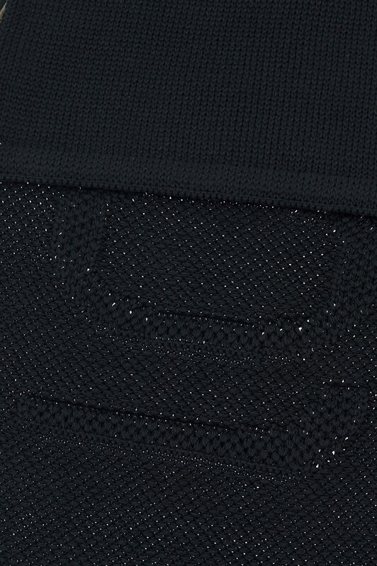 RC Wool Blend Scarf with Logo Workmanship Black TALR40-IR057