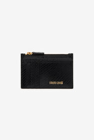 RC Snake Print Card Holder Black TKA005-PZ579