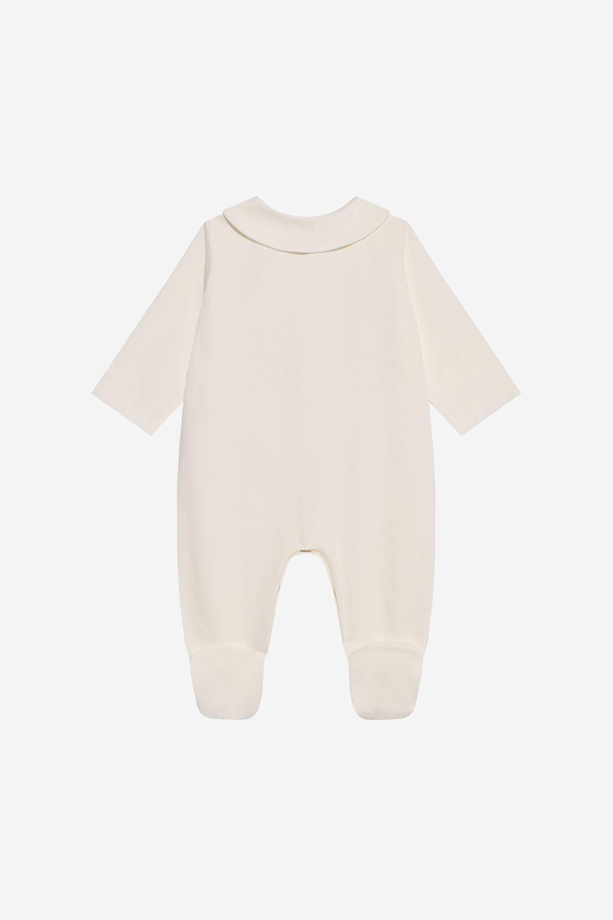 JU Baby-Strampler mit goldener Stickerei JU Baby-Strampler mit goldener Stickerei IVORY XJT80O-JD003