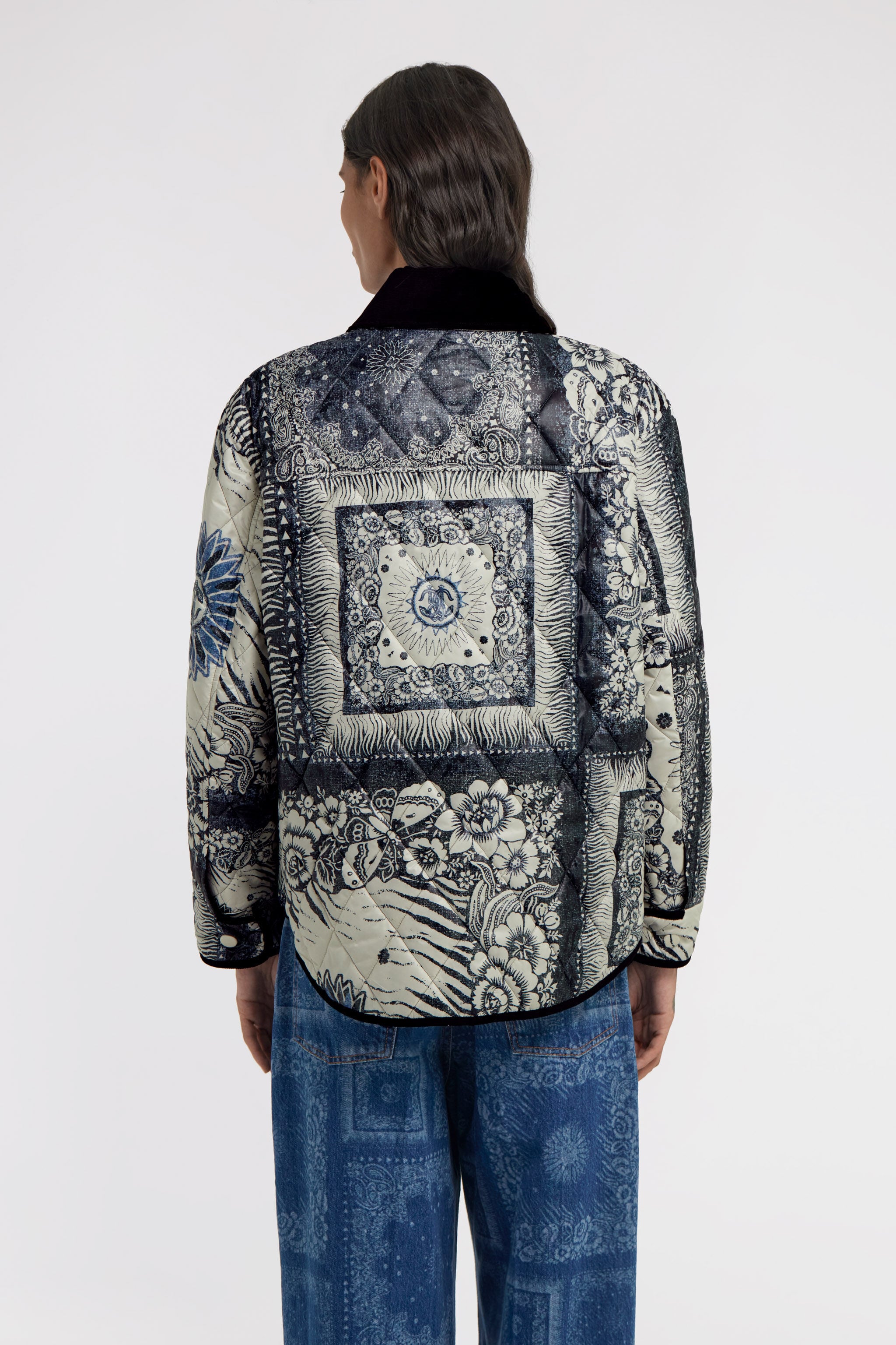 RC Bandana print Jacket Azul TKT805-SRN05
