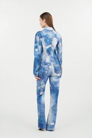 RC Patchwork Denim Jumpsuit DARK BLUE WQJ132-DAR71