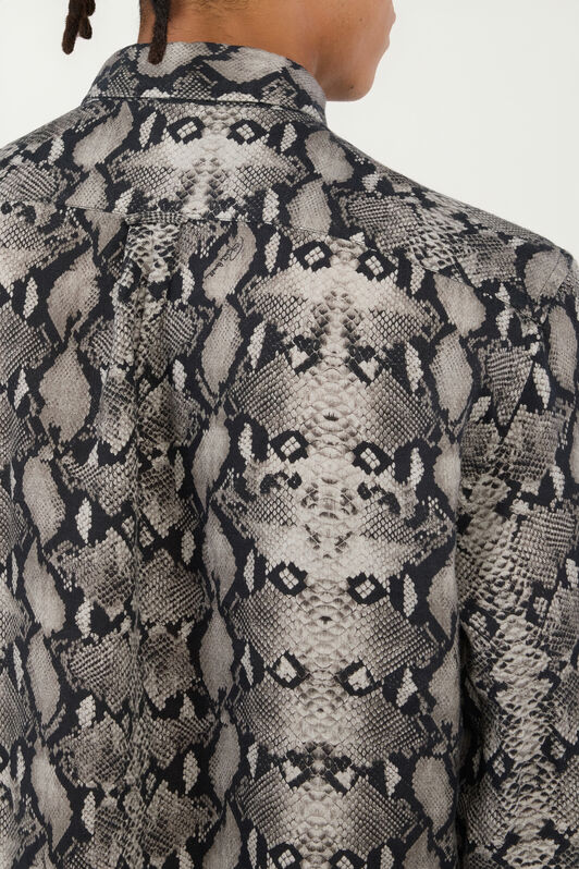 RC Snake Print Flax Shirt PYTHON QOT70I-2JR25