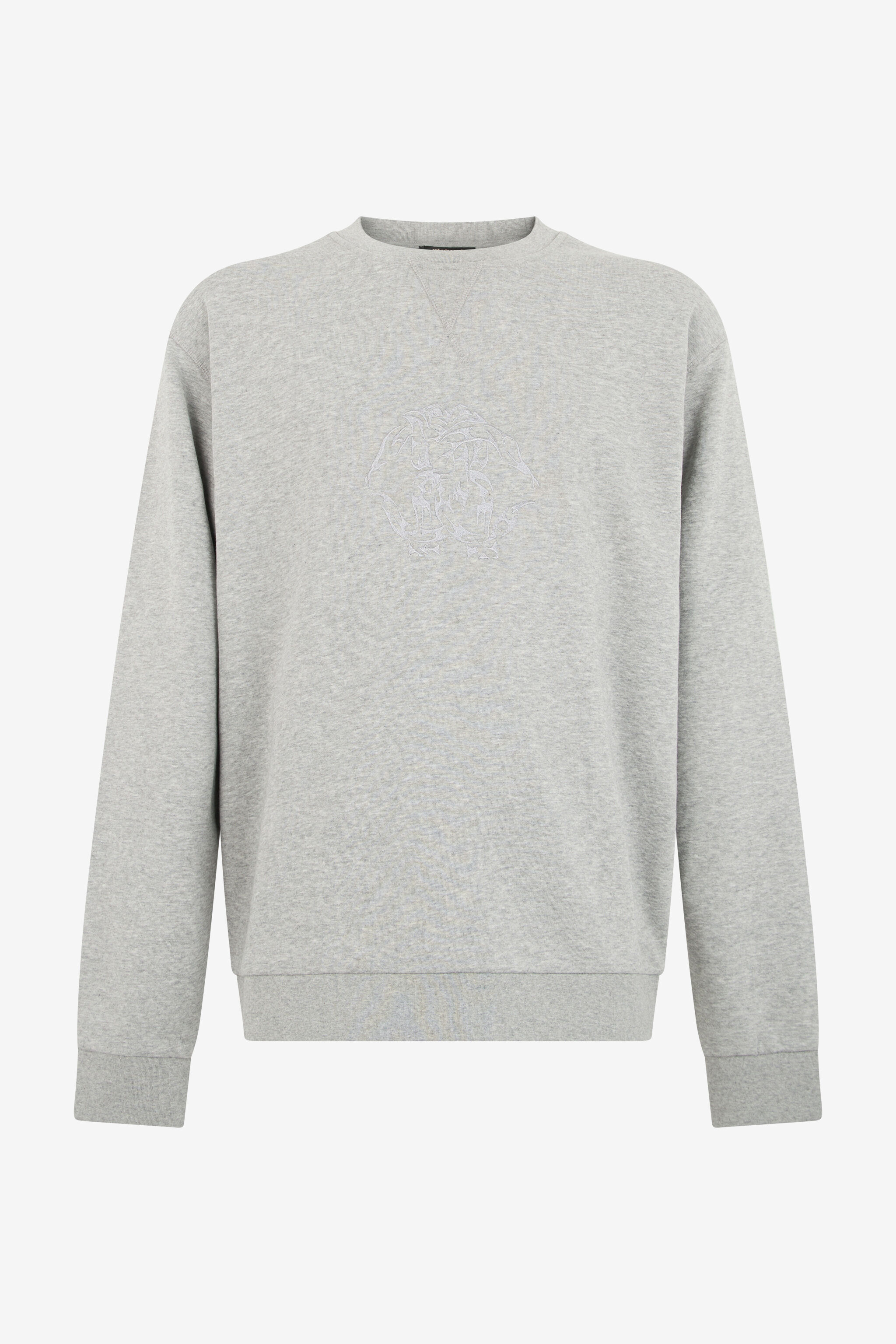 RC Rundhals-Sweatshirt in Grau mit Logo RC Rundhals-Sweatshirt in Grau mit Logo GREY MELANGE TOT66C-CF062