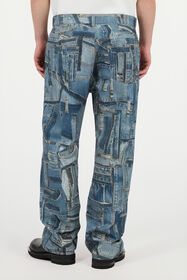 RC Jeans sobre la Colección Cápsula Patchwork Azul UMJ210-VT001
