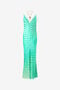 RC Dress With Optical glass Print And Necklace RC Dress With Optical glass Print And Necklace Light green UKT128-RYN47