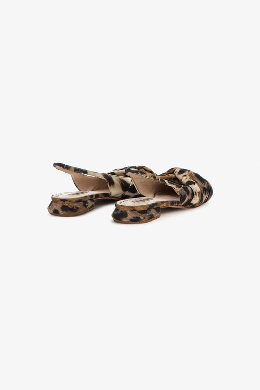 RC Le Pettegole slingback with Jaguar print RC Le Pettegole slingback with Jaguar print Light Brown QWS010-SE450