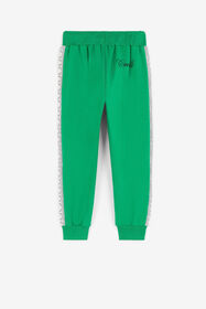 JU RC Monogram-Print Sweatpants Green PJT231-CF050