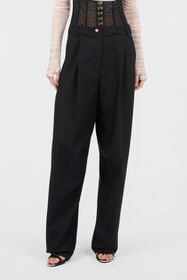 JC Black Trousers BLACK WFT141-WF488