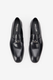 RC Loafer Shoes Black Metal Detail BLACK TOS00F-PZC15