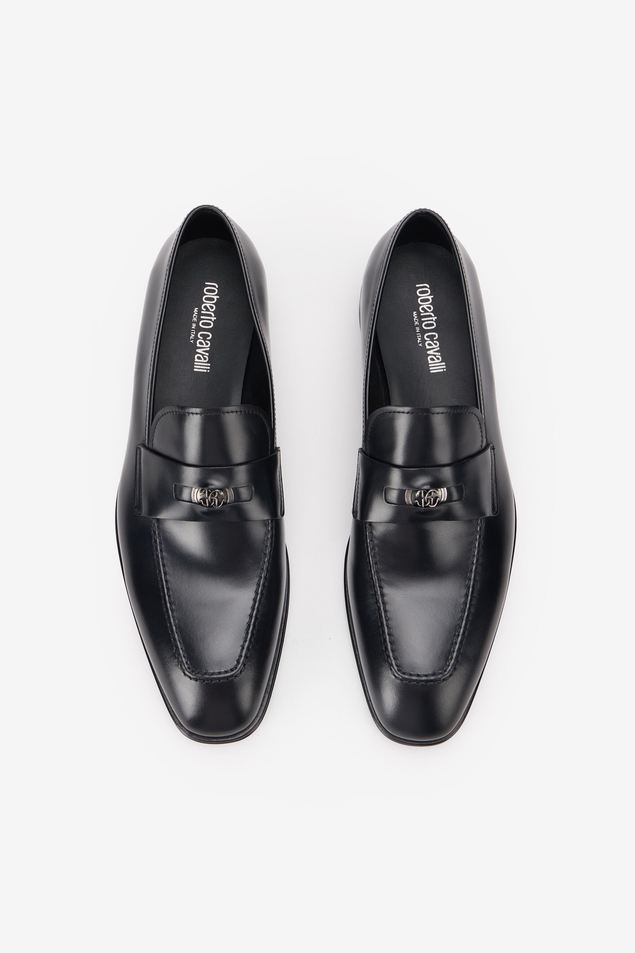 RC Loafer Shoes Black Metal Detail RC Loafer Shoes Black Metal Detail BLACK TOS00F-PZC15