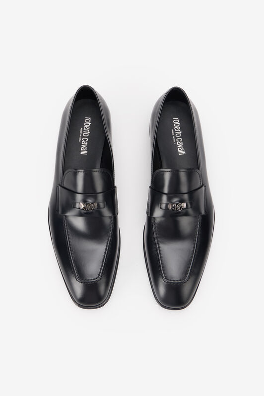 RC Loafer Shoes Black Metal Detail RC Loafer Shoes Black Metal Detail BLACK TOS00F-PZC15