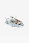 RC Le Pettegole Slingback with Wild Leda print RC Le Pettegole Slingback with Wild Leda print Azul claro RYS002-SE180