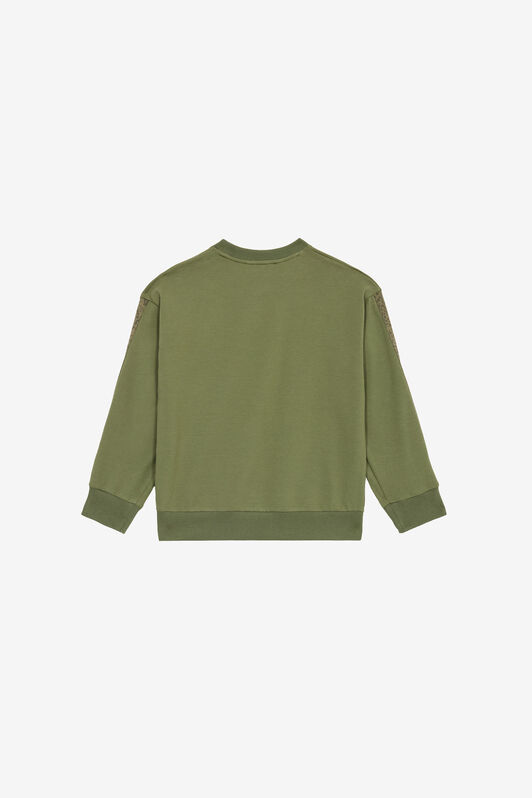 JU Safari Edition Sweatshirt With RC Monogram JU Safari Edition Sweatshirt With RC Monogram Green UJT66G-CF050
