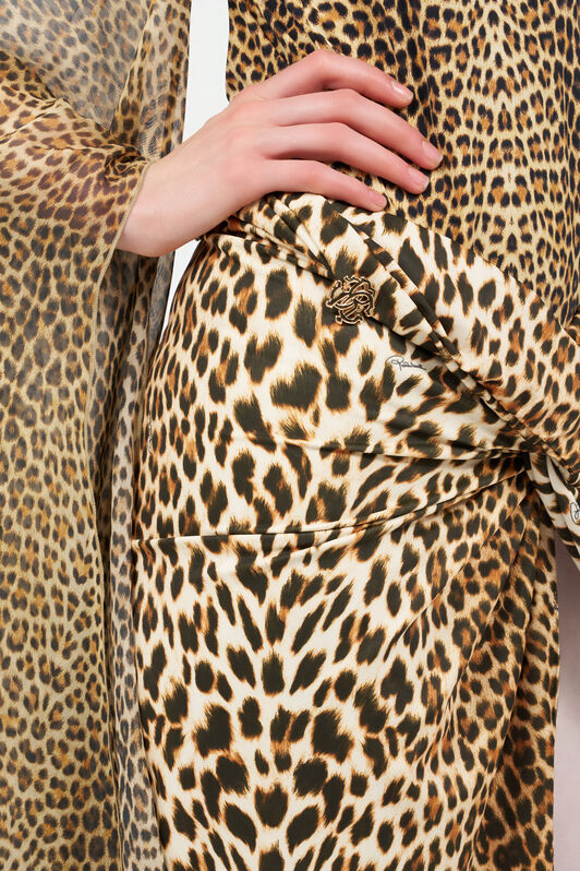 RC Leopard Print Sarong JAGUAR QOW00E-HVI17