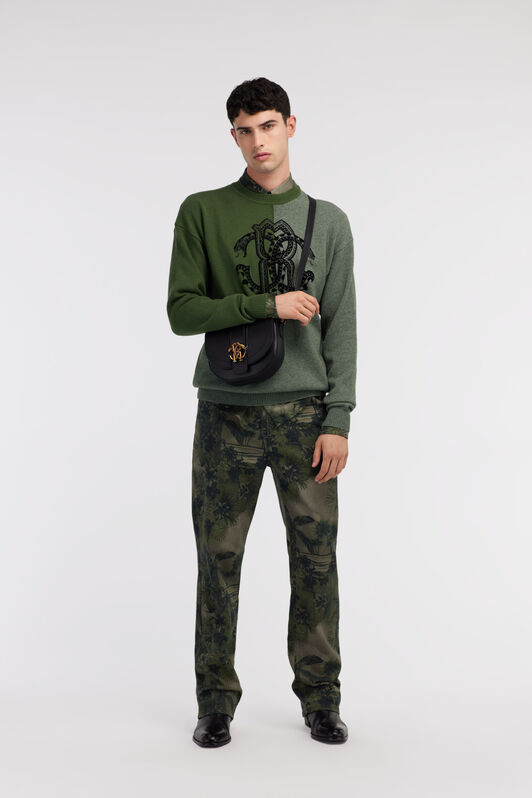 RC Pants with Hawaii Green print RC Pants with Hawaii Green print Dark green SRJ210-4NI84
