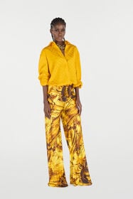 RC Shirt With Mirror Snake Monogram Yellow VKT160-RK010