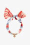 RC Necklace in metal and printed silk RC Necklace in metal and printed silk ORO/ST.FOULARD BLU TKG002-AM019