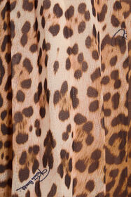 JU Gonna plissettata leopardata NATURAL VJT30C-FVO52