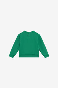 JU Sweat-shirt avec logo brodé GREEN VJT693-CF050