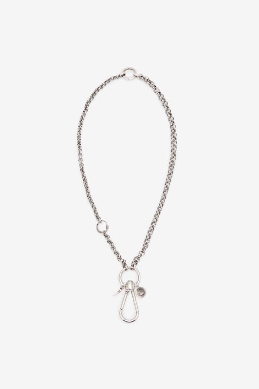 RC Chain With Snake And Fang RC Chain With Snake And Fang Silver URG008-AM258