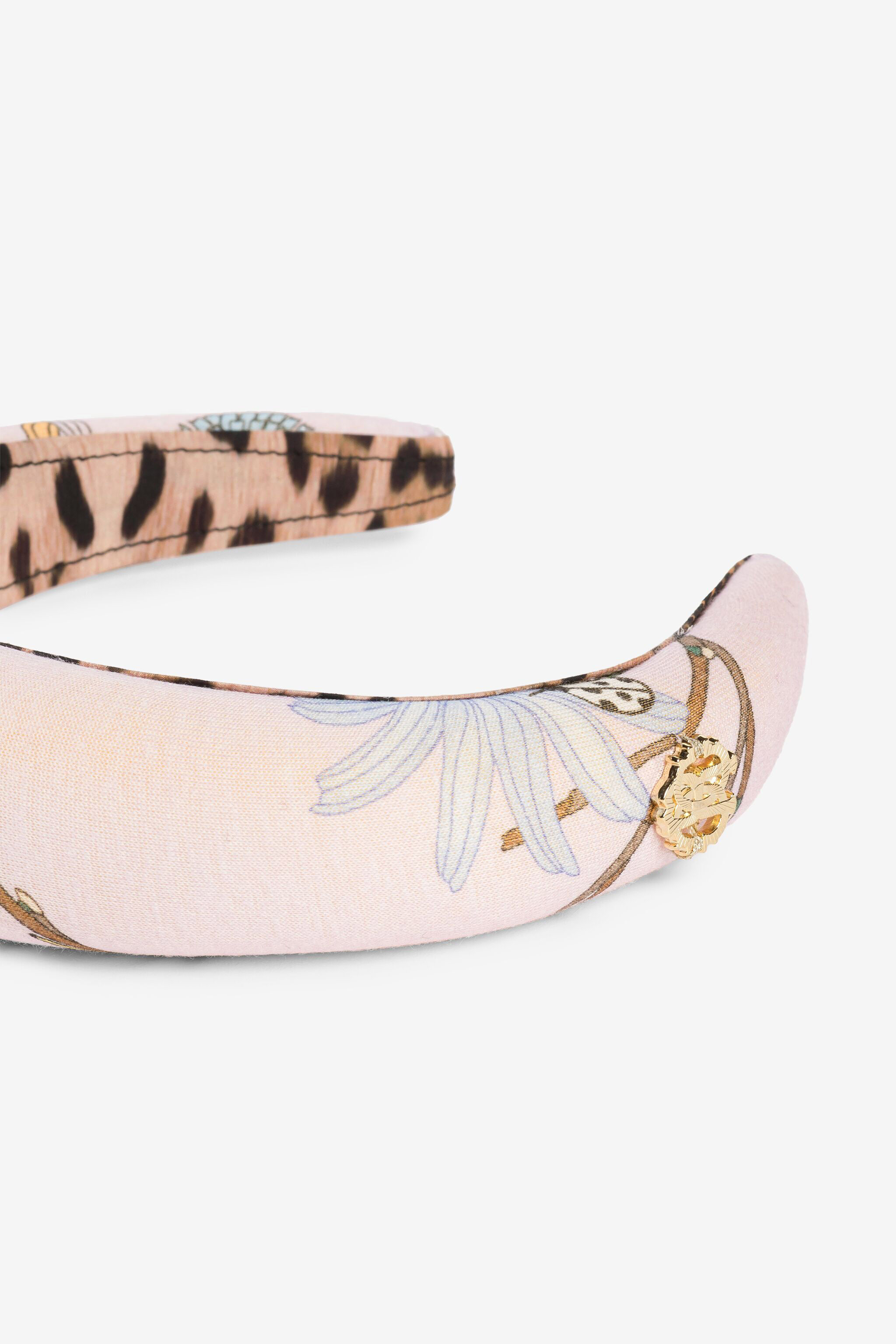 JU Flower-Print Headband JU Flower-Print Headband Pink RJI00B-JFH92