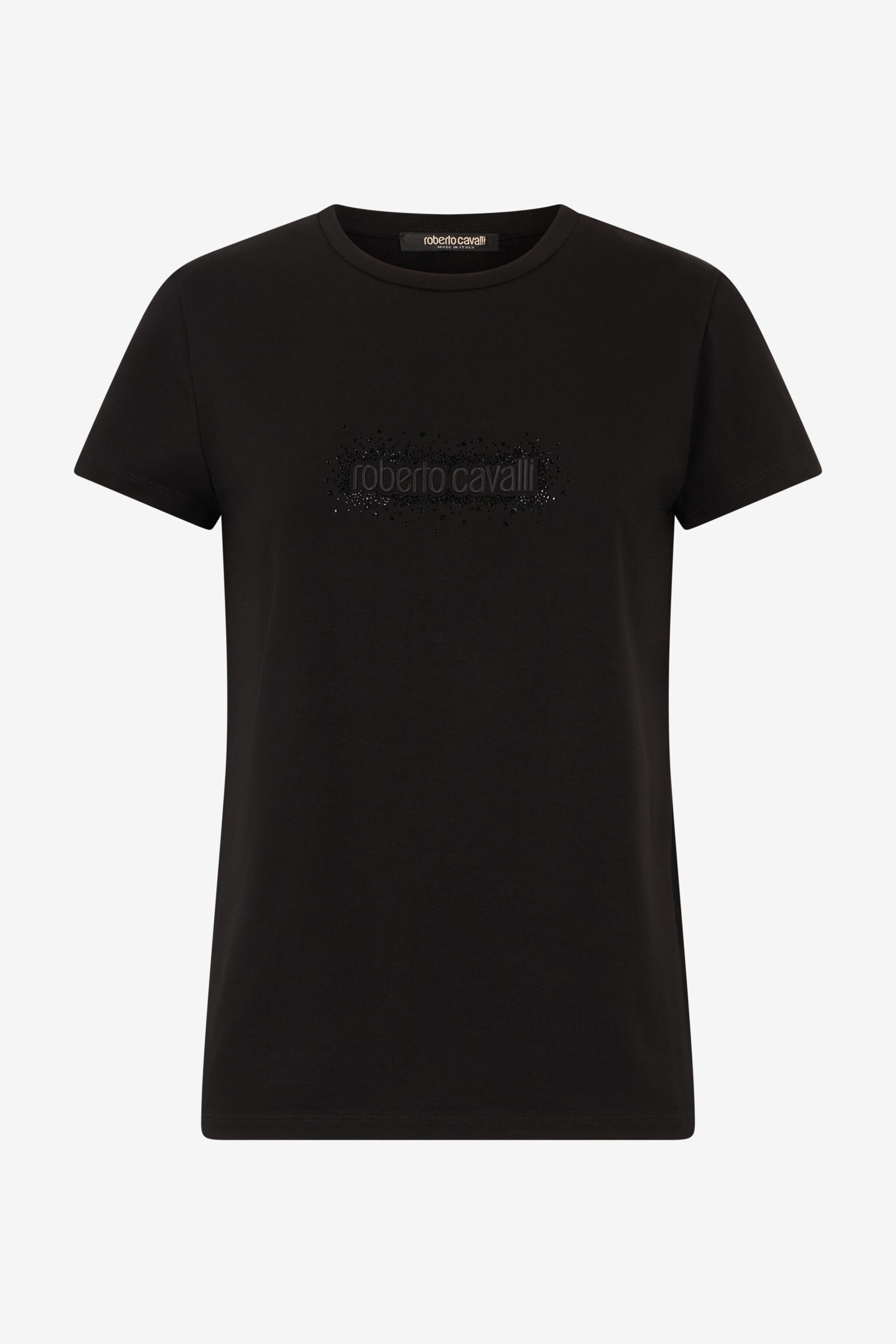 RC T-shirt Avec Logo Et Strass Noir UKT60S-JD061