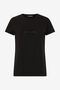 RC T-Shirt With Logo And Rhinestones RC T-Shirt With Logo And Rhinestones Black UKT60S-JD061