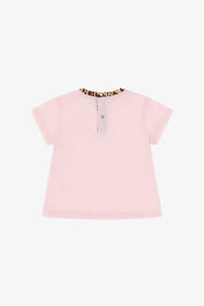JU T-shirt con logo RC Rosa TJT603-JD001