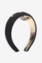 JU Headband with Monogram RC and Crystals JU Headband with Monogram RC and Crystals BLACK UJI00D-FTJ06