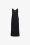 RC Schwarzes Maxikleid mit Fransen RC Schwarzes Maxikleid mit Fransen Schwarz SWT151-FC005