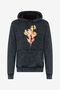 RC Sweat-shirt Noir Avec Roses Imprimées RC Sweat-shirt Noir Avec Roses Imprimées BLACK SOT66B-CF008