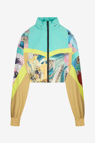 JC Windbreaker im Flower Multicolor Print MULTICOLOR SCURO UFT198-UF264