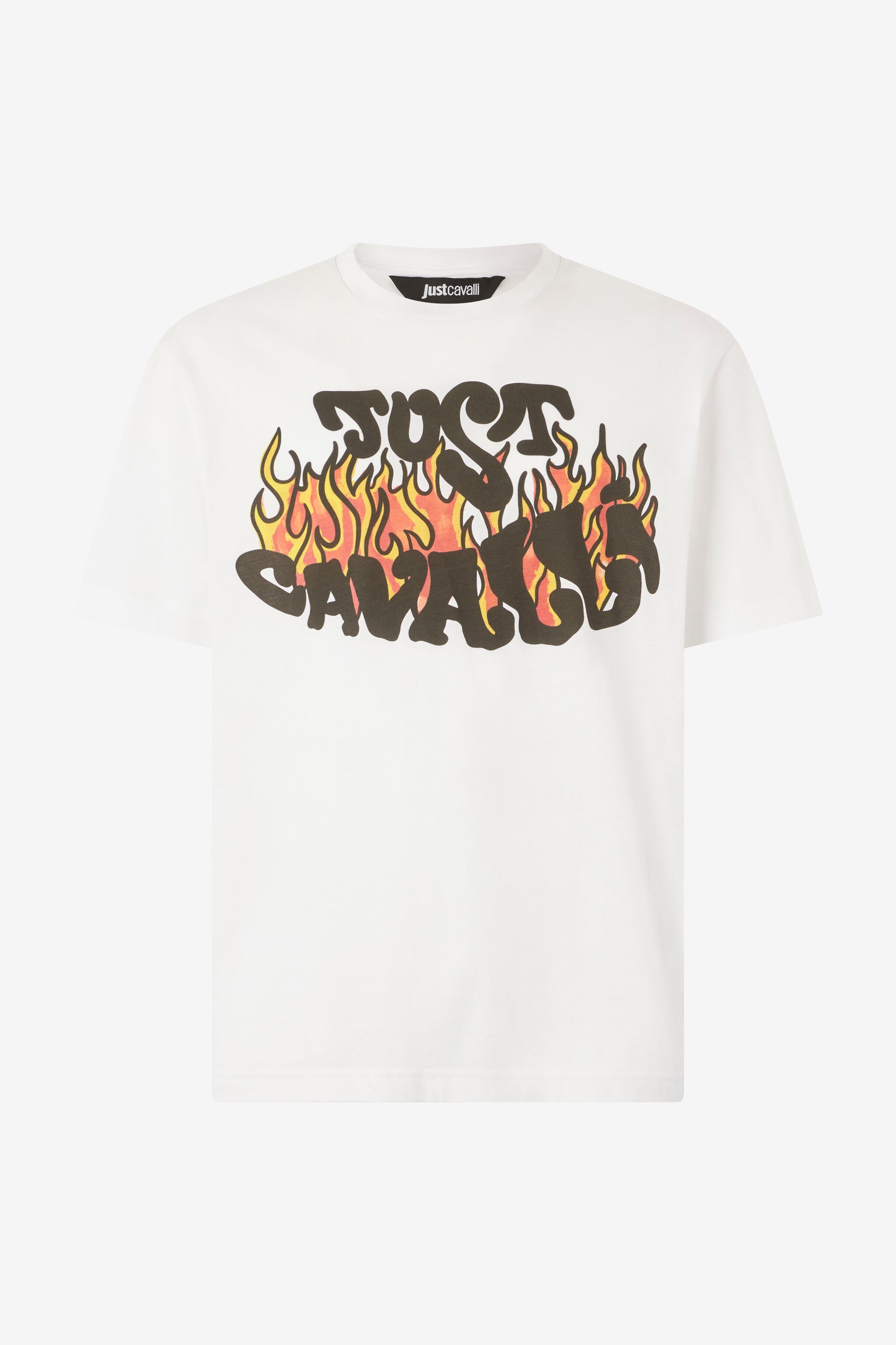 JC T-Shirt Con Stampa Frontale Logata JC T-Shirt Con Stampa Frontale Logata Bianco UFT062-UF082