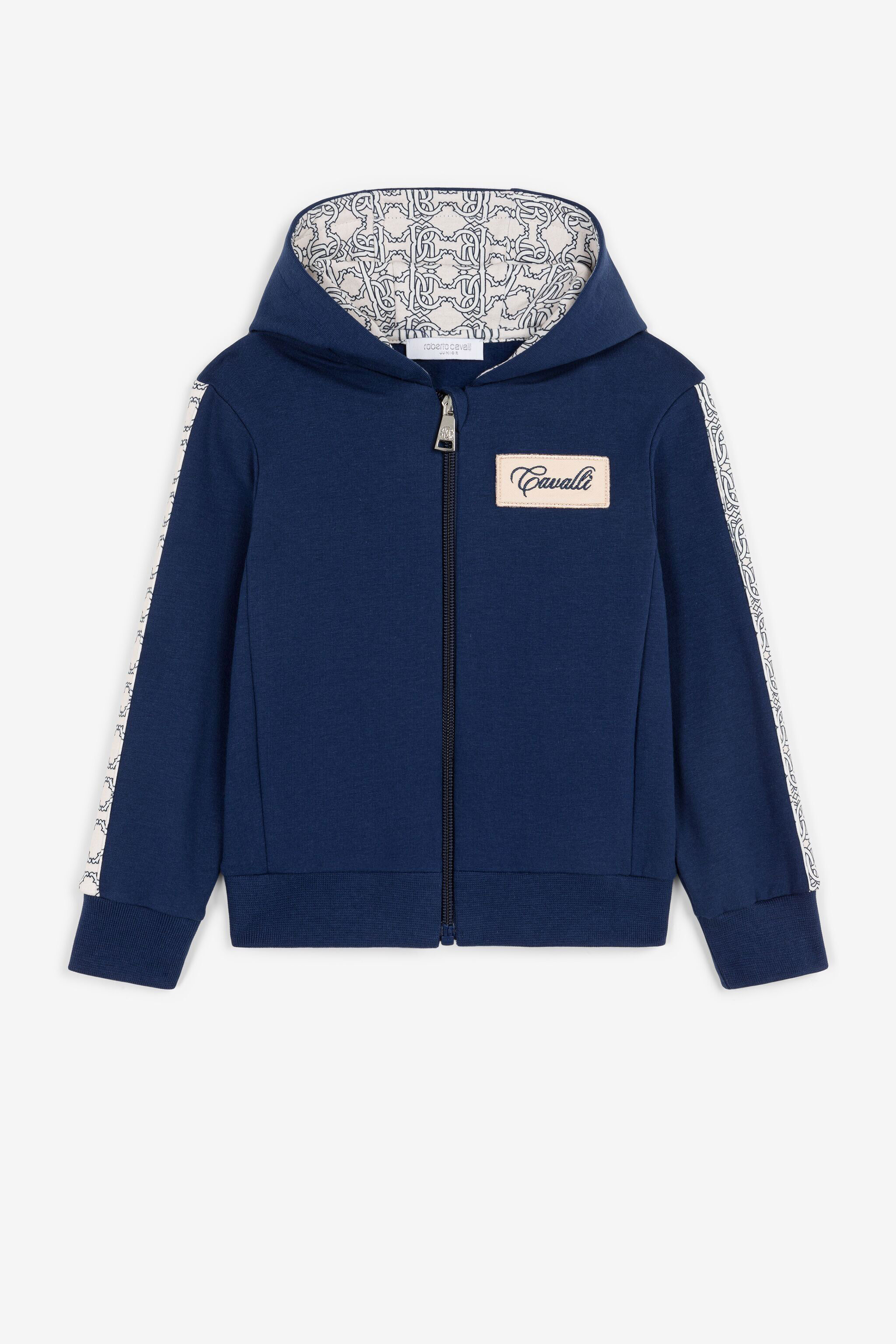 JU Felpa con cappuccio JU Felpa con cappuccio Blu scuro PJT909-CF050