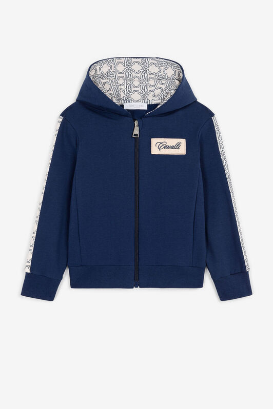 JU Felpa con cappuccio JU Felpa con cappuccio Blu scuro PJT909-CF050