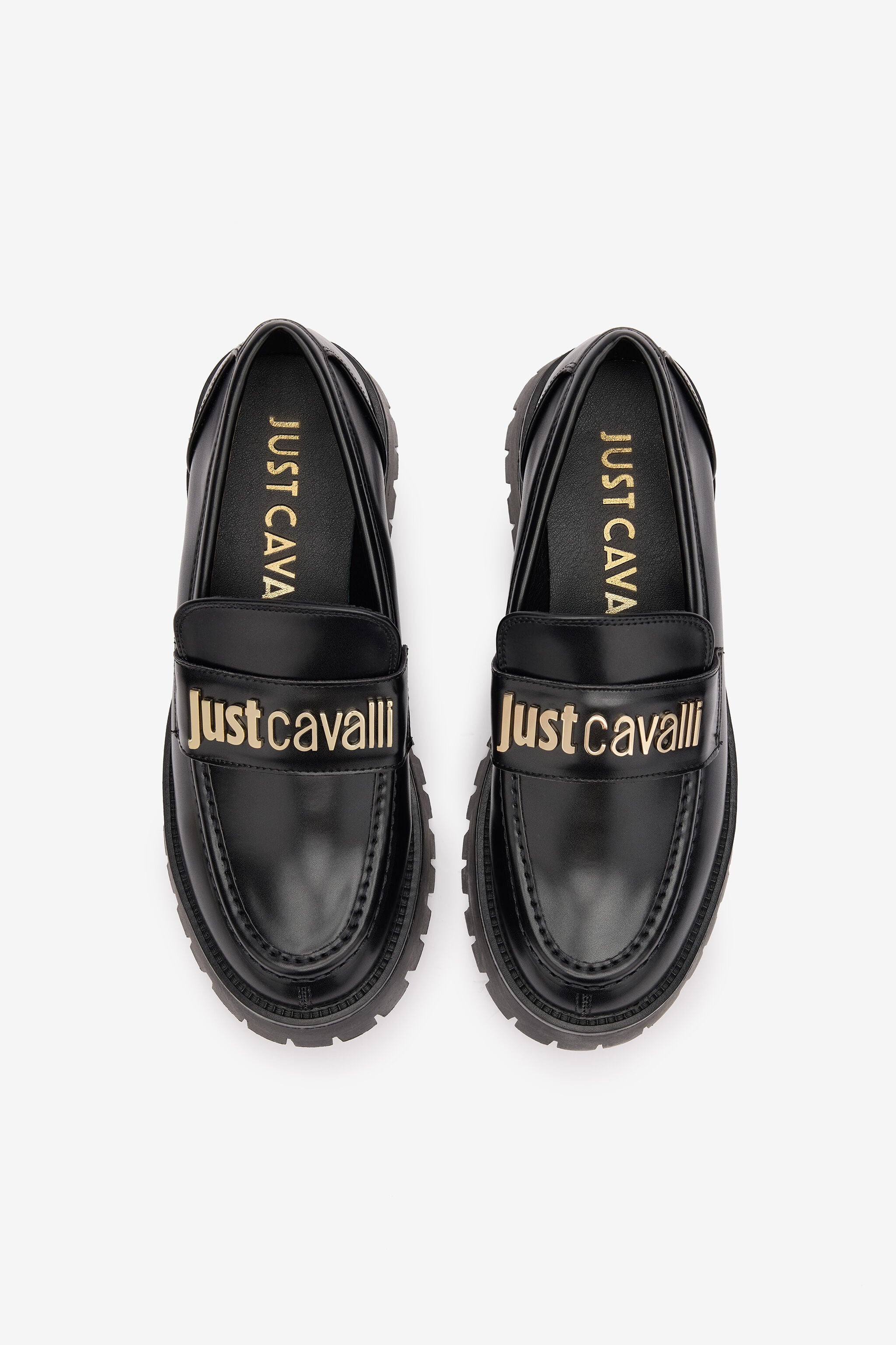 JC Loafers With Lettering JC Loafers With Lettering Black TFS066-TF386