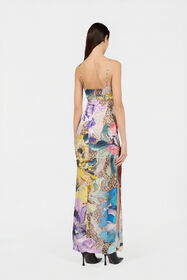 JC Vestito Con Stampa Flower Multicolor MULTICOLOR SCURO UFT184-UF250